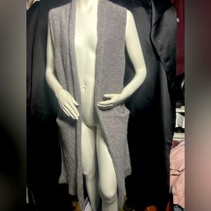 Wilfred Sleeveless Open Front Cardigan